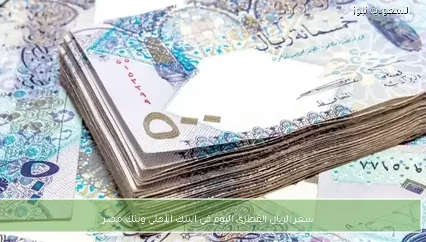 سعر الريال القطري اليوم في البنك الأهلي وبنك مصر
