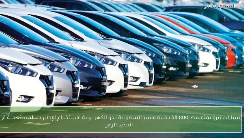 سيارات زيرو بمتوسط 800 ألف جنيه وسير السعودية نحو الكهربائية واستخدام الإطارات المستعملة في الحديد الزهر