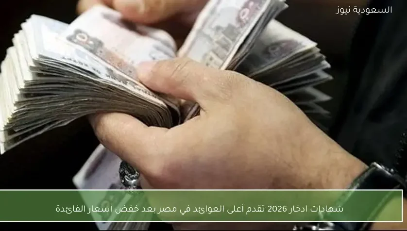 شهادات ادخار 2026 تقدم أعلى العوائد في مصر بعد خفض أسعار الفائدة