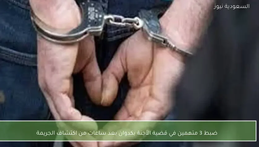 ضبط 3 متهمين في قضية الأجنة بكدوان بعد ساعات من اكتشاف الجريمة