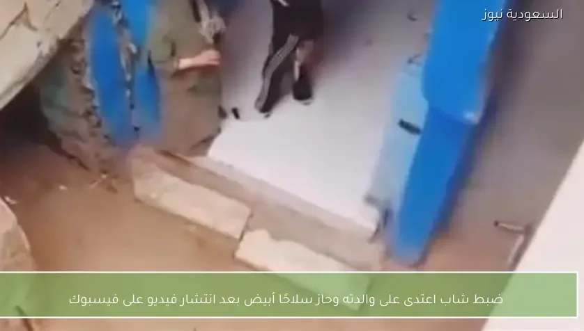 ضبط شاب اعتدى على والدته وحاز سلاحًا أبيض بعد انتشار فيديو على فيسبوك