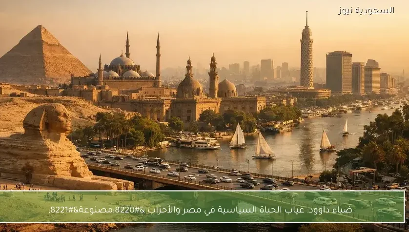 ضياء داوود: غياب الحياة السياسية في مصر والأحزاب “مصنوعة”