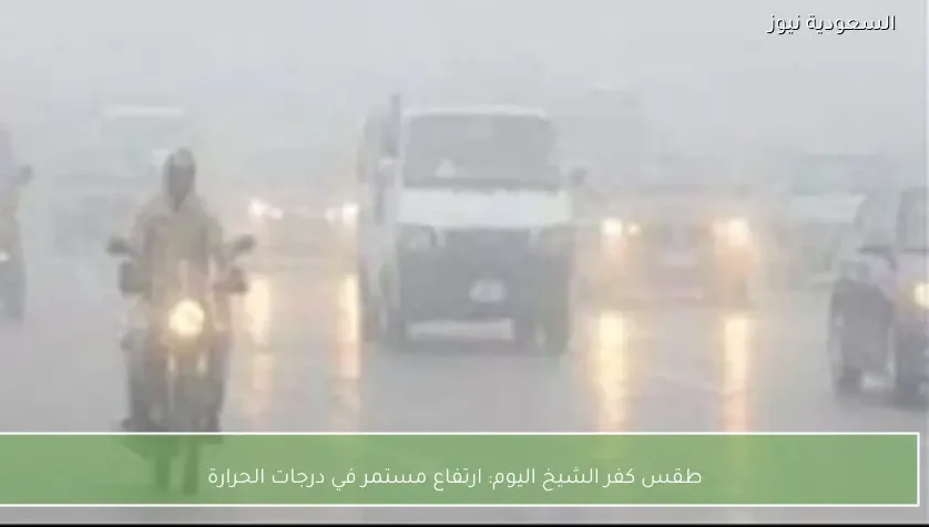 طقس كفر الشيخ اليوم: ارتفاع مستمر في درجات الحرارة