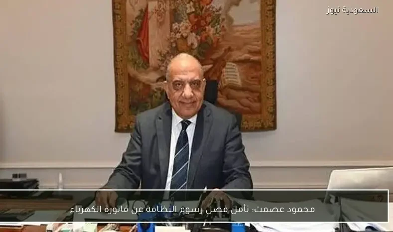 محمود عصمت: نأمل فصل رسوم النظافة عن فاتورة الكهرباء