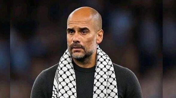 مدرب برشلونة يكرر دعم فلسطين ويشجب المجازر في العالم