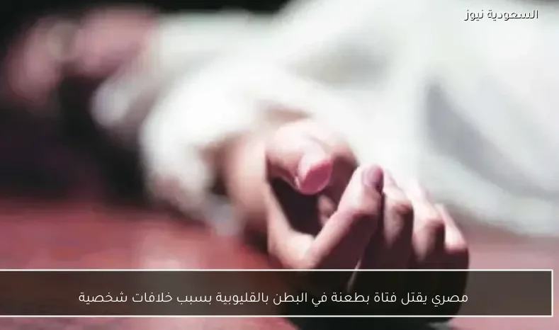 مصري يقتل فتاة بطعنة في البطن بالقليوبية بسبب خلافات شخصية