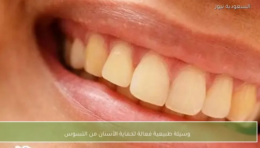 وسيلة طبيعية فعالة لحماية الأسنان من التسوس