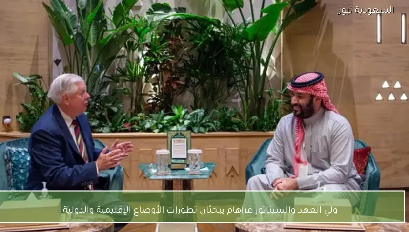 ولي العهد والسيناتور غراهام يبحثان تطورات الأوضاع الإقليمية والدولية