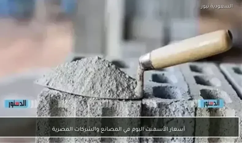 أسعار الأسمنت اليوم في المصانع والشركات المصرية