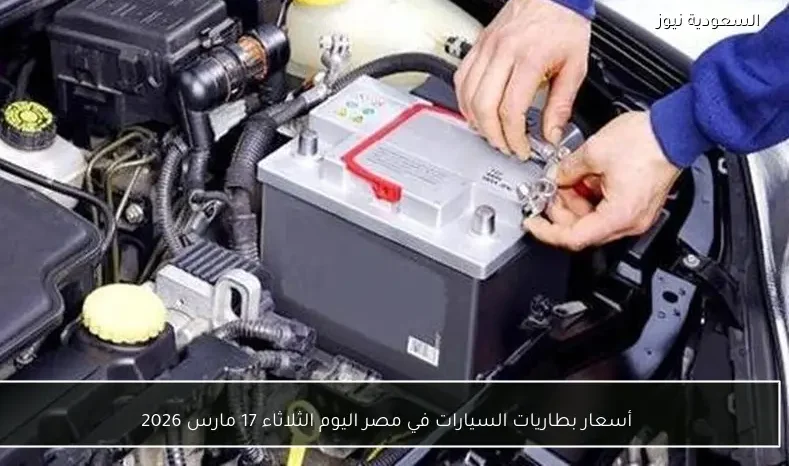 أسعار بطاريات السيارات في مصر اليوم الثلاثاء 17 مارس 2026
