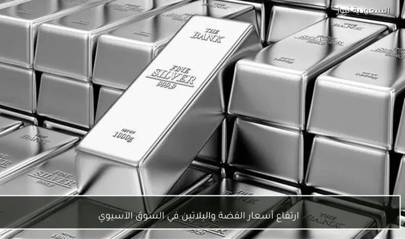 ارتفاع أسعار الفضة والبلاتين في السوق الآسيوي