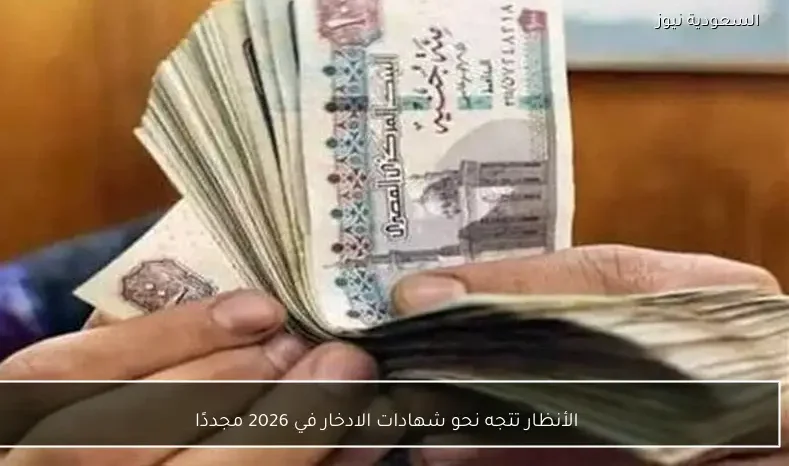 الأنظار تتجه نحو شهادات الادخار في 2026 مجددًا