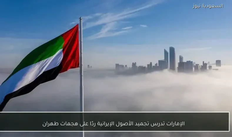 الإمارات تدرس تجميد الأصول الإيرانية ردًا على هجمات طهران