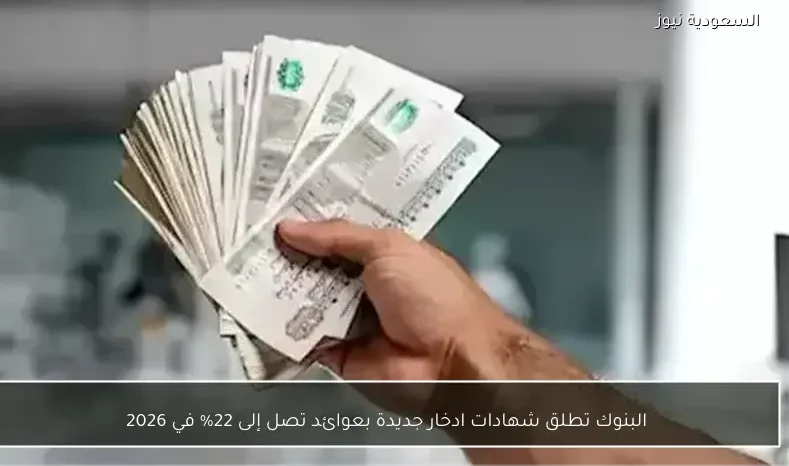 البنوك تطلق شهادات ادخار جديدة بعوائد تصل إلى 22% في 2026