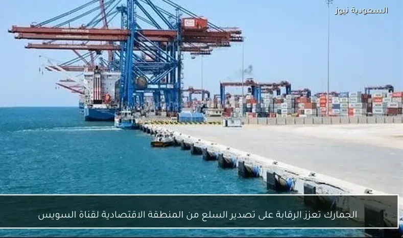 الجمارك تعزز الرقابة على تصدير السلع من المنطقة الاقتصادية لقناة السويس