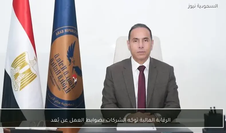 الرقابة المالية توجّه الشركات بضوابط العمل عن بُعد