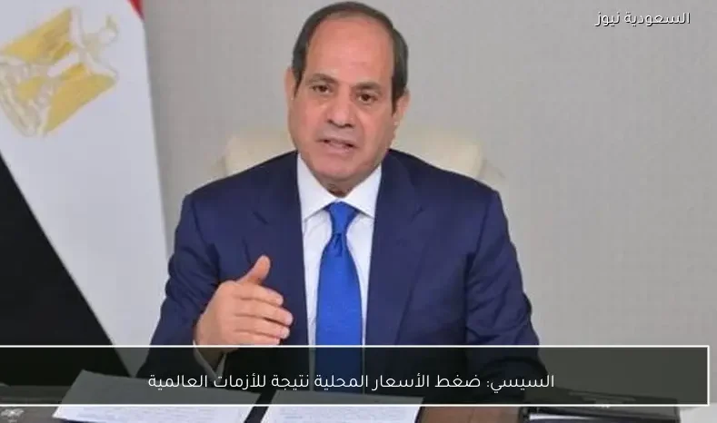 السيسي: ضغط الأسعار المحلية نتيجة للأزمات العالمية