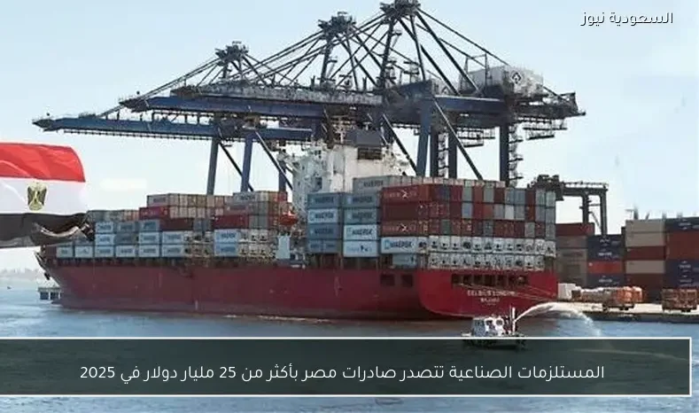 المستلزمات الصناعية تتصدر صادرات مصر بأكثر من 25 مليار دولار في 2025
