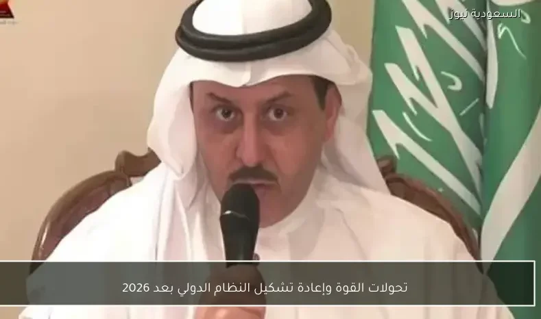 تحولات القوة وإعادة تشكيل النظام الدولي بعد 2026
