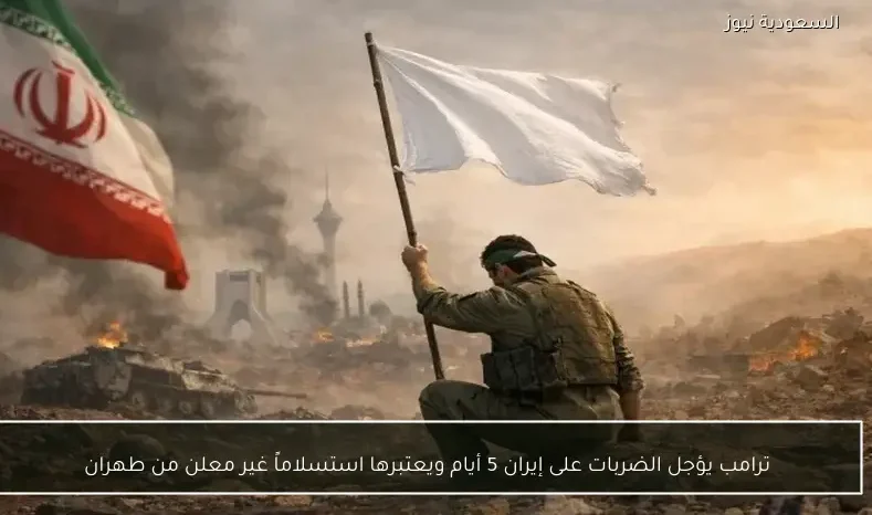 ترامب يؤجل الضربات على إيران 5 أيام ويعتبرها استسلاماً غير معلن من طهران