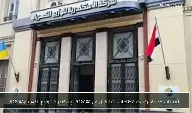 تعيينات جديدة لرؤساء قطاعات التشغيل في “الإسكندرية لتوزيع الكهرباء”