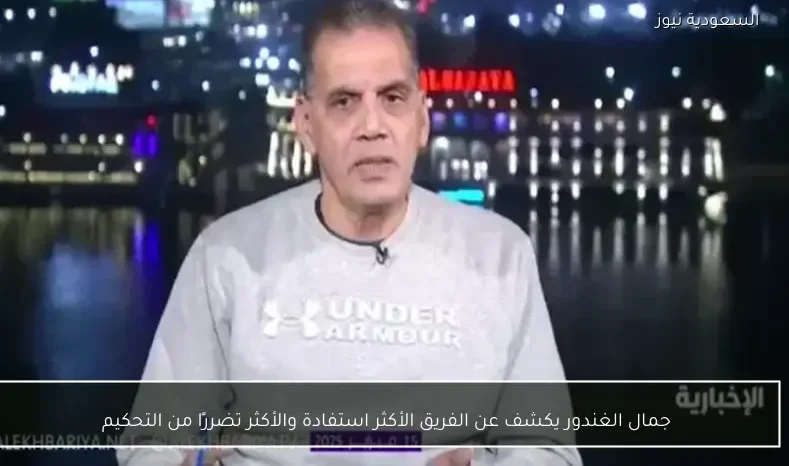 جمال الغندور يكشف عن الفريق الأكثر استفادة والأكثر تضررًا من التحكيم