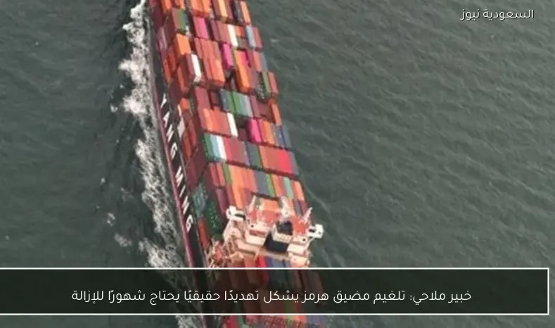 خبير ملاحي: تلغيم مضيق هرمز يشكل تهديدًا حقيقيًا يحتاج شهورًا للإزالة