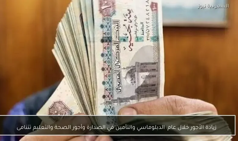 زيادة الأجور خلال عام: الدبلوماسي والتأمين في الصدارة وأجور الصحة والتعليم تتنامى