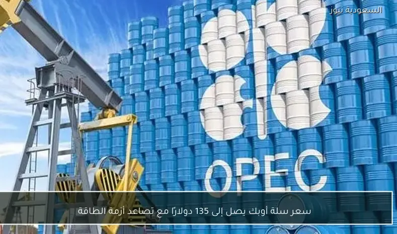 سعر سلة أوبك يصل إلى 135 دولارًا مع تصاعد أزمة الطاقة