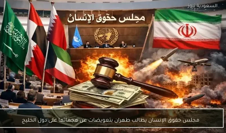مجلس حقوق الإنسان يطالب طهران بتعويضات عن هجماتها على دول الخليج