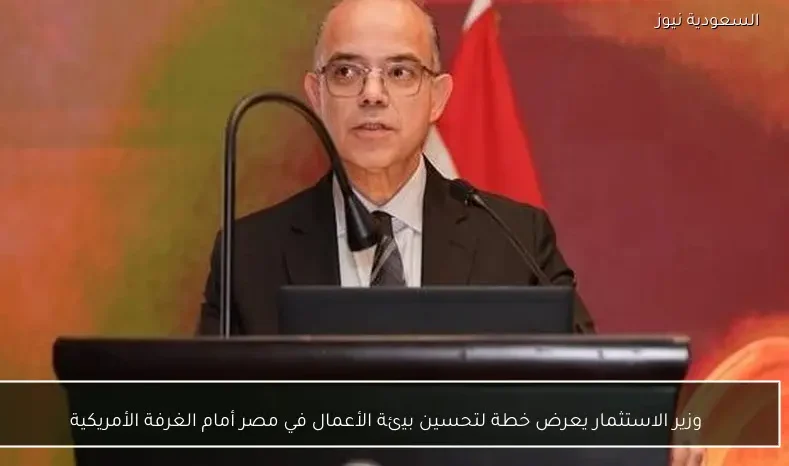 وزير الاستثمار يعرض خطة لتحسين بيئة الأعمال في مصر أمام الغرفة الأمريكية