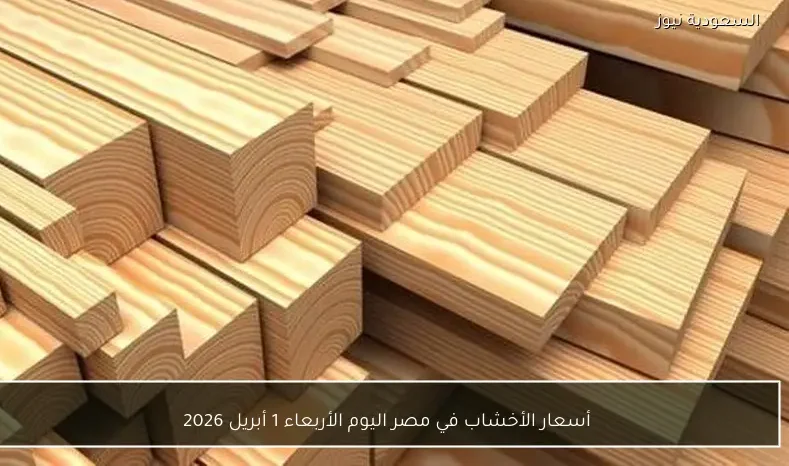 أسعار الأخشاب في مصر اليوم الأربعاء 1 أبريل 2026