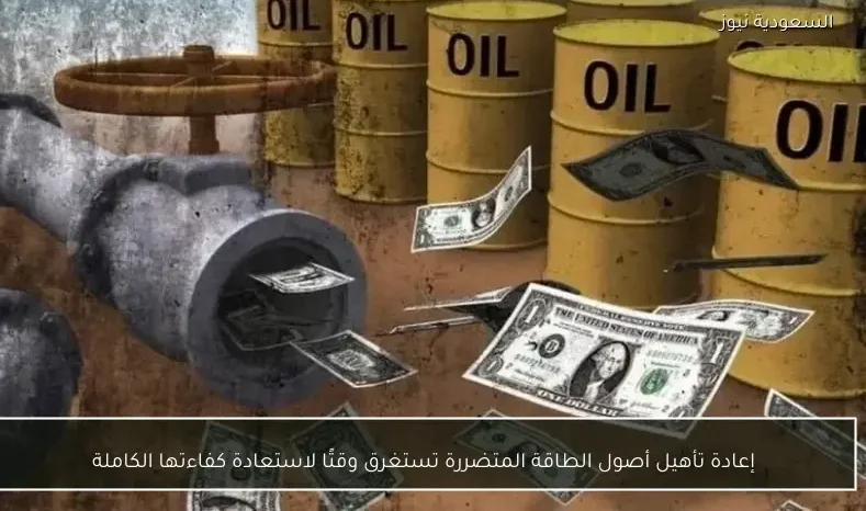 إعادة تأهيل أصول الطاقة المتضررة تستغرق وقتًا لاستعادة كفاءتها الكاملة