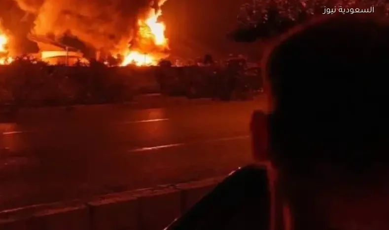 استهداف محطة توليد الطاقة في مشهد بإيران