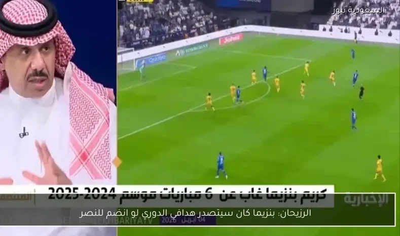 الرزيحان: بنزيما كان سيتصدر هدافي الدوري لو انضم للنصر