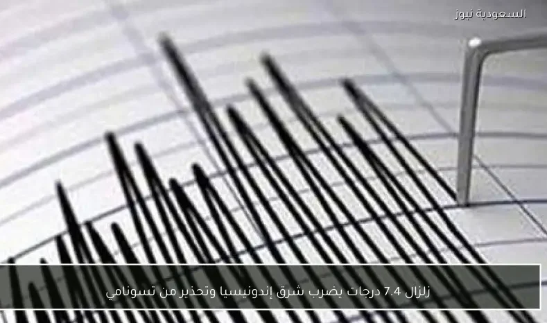 زلزال 7.4 درجات يضرب شرق إندونيسيا وتحذير من تسونامي