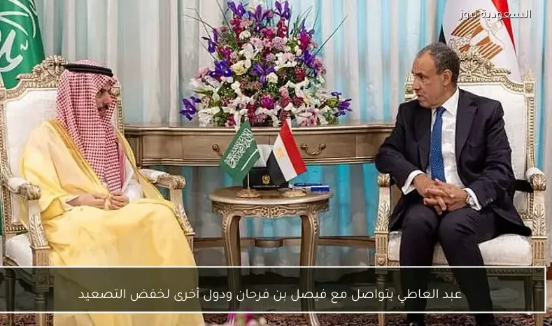 عبد العاطي يتواصل مع فيصل بن فرحان ودول أخرى لخفض التصعيد