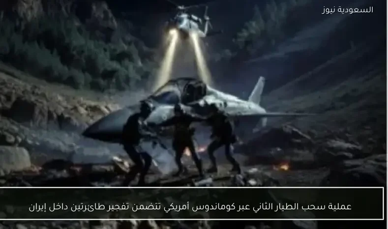 عملية سحب الطيار الثاني عبر كوماندوس أمريكي تتضمن تفجير طائرتين داخل إيران