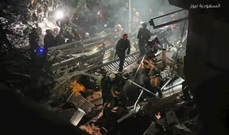 فقد الاتصال بأربعة أشخاص بعد سقوط صاروخ إيراني في حيفا