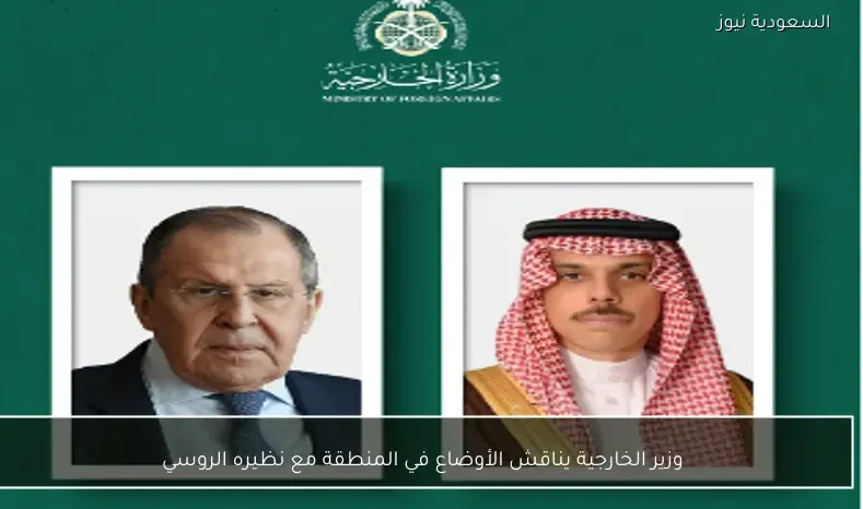 وزير الخارجية يناقش الأوضاع في المنطقة مع نظيره الروسي